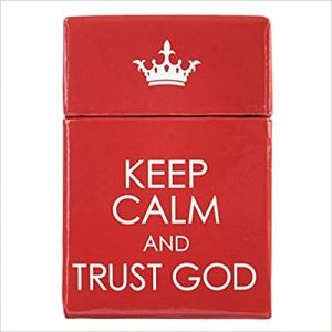 Keep Calm and Trust God Box of Blessings
