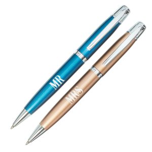 Mr and Mrs set of two Gift Pen Set