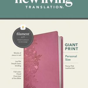 NLT Personal Size Giant Print Bible, Filament-Enabled Edition - LeatherLike