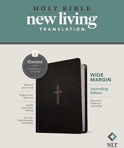 NLT Wide Margin Bible, Filament-Enabled Edition - LeatherLike Hardcover