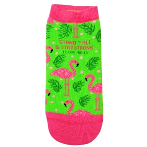 Ankle Socks Stand Tall Flamingos