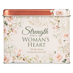 Strength for a Women's Heart Devotional Cards in a Tin