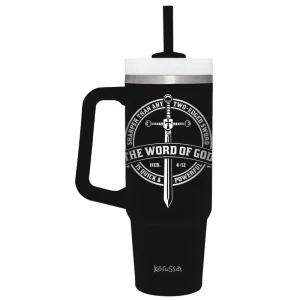 Word Of God Stainless Steel Mug With Straw - 30 oz