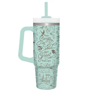 Sings My Soul Stainless Steel Mug With Straw - 30 oz