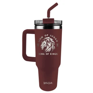 Judah Stainless Steel Mug With Straw - 40 oz