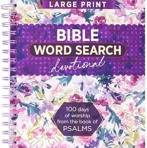 Bible Word Search Devotional: 100 Days of Worship from the Book of Psalms