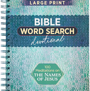 Bible Word Search Devotional: 100 Meditations on the Names of Jesus